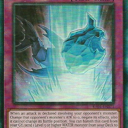 Ice Barrier [RA01-EN071] Prismatic Ultimate Rare