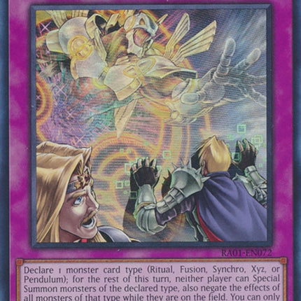Dimensional Barrier [RA01-EN072] Super Rare