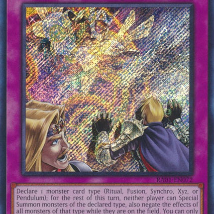 Dimensional Barrier [RA01-EN072] Secret Rare