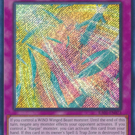 Harpie's Feather Storm [RA01-EN073] Secret Rare