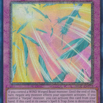 Harpie's Feather Storm [RA01-EN073] Prismatic Collector's Rare