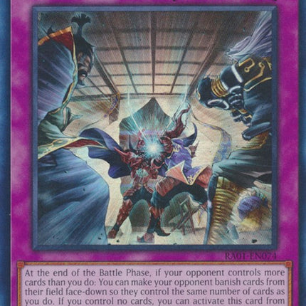 Evenly Matched [RA01-EN074] Ultra Rare