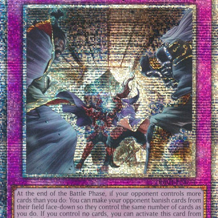 Evenly Matched [RA01-EN074] Quarter Century Secret Rare
