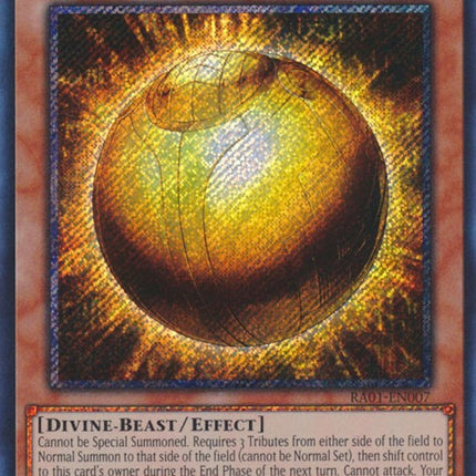 The Winged Dragon of Ra - Sphere Mode [RA01-EN007] Platinum Secret Rare