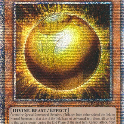 The Winged Dragon of Ra - Sphere Mode [RA01-EN007] Quarter Century Secret Rare