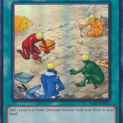 Fossil Dig [RA01-EN053] Super Rare