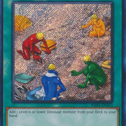 Fossil Dig [RA01-EN053] Secret Rare