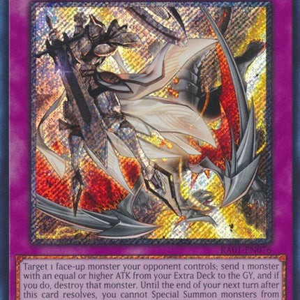 Dogmatika Punishment [RA01-EN076] Platinum Secret Rare