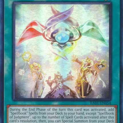 Spellbook of Judgment [RA01-EN054] Ultra Rare