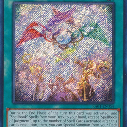 Spellbook of Judgment [RA01-EN054] Secret Rare