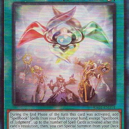 Spellbook of Judgment [RA01-EN054] Prismatic Ultimate Rare
