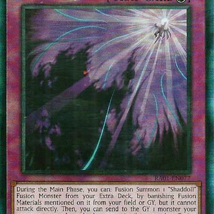 Shaddoll Schism [RA01-EN077] Prismatic Ultimate Rare