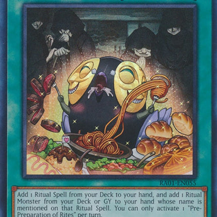 Pre-Preparation of Rites [RA01-EN055] Super Rare