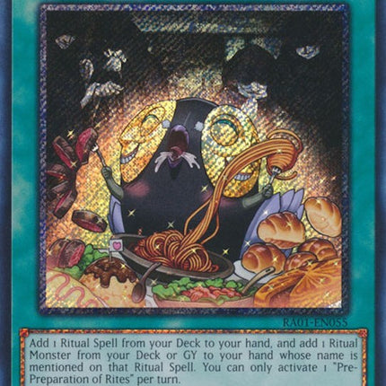 Pre-Preparation of Rites [RA01-EN055] Platinum Secret Rare