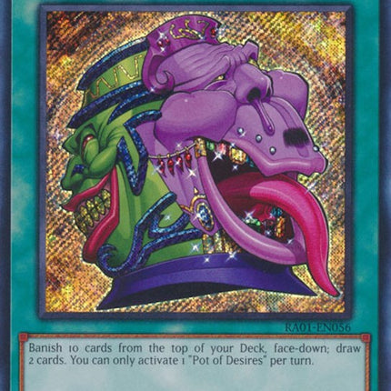 Pot of Desires [RA01-EN056] Secret Rare