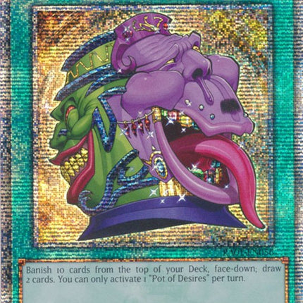 Pot of Desires [RA01-EN056] Quarter Century Secret Rare