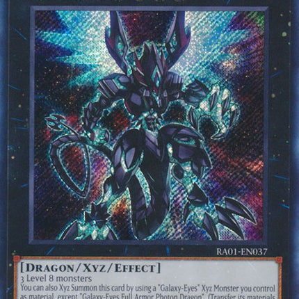 Galaxy-Eyes Full Armor Photon Dragon [RA01-EN037] Secret Rare