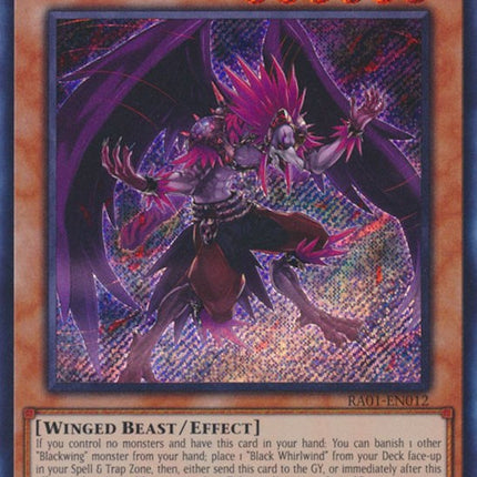 Blackwing - Simoon the Poison Wind [RA01-EN012] Secret Rare