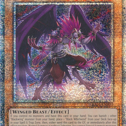 Blackwing - Simoon the Poison Wind [RA01-EN012] Quarter Century Secret Rare