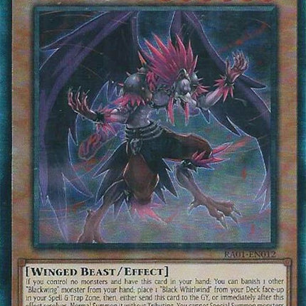 Blackwing - Simoon the Poison Wind [RA01-EN012] Prismatic Ultimate Rare