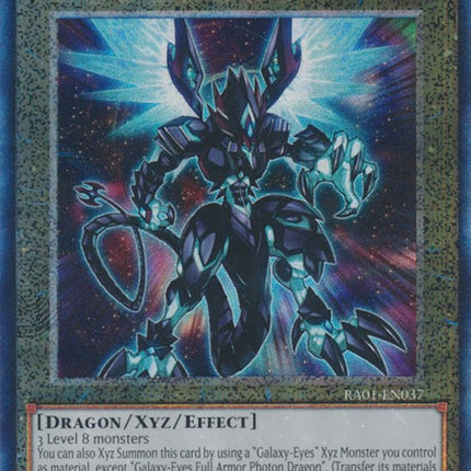Galaxy-Eyes Full Armor Photon Dragon [RA01-EN037] Prismatic Collector's Rare