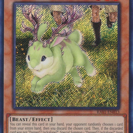 Danger!? Jackalope? [RA01-EN013] Secret Rare
