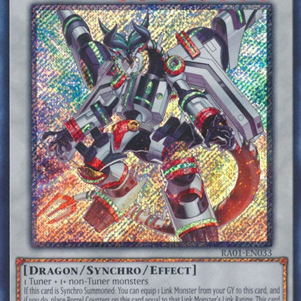 Borreload Savage Dragon [RA01-EN033] Platinum Secret Rare