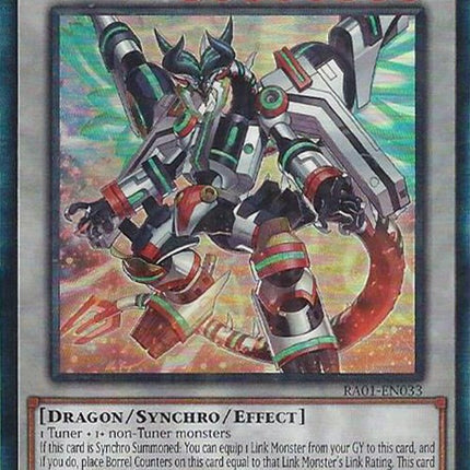 Borreload Savage Dragon [RA01-EN033] Prismatic Ultimate Rare