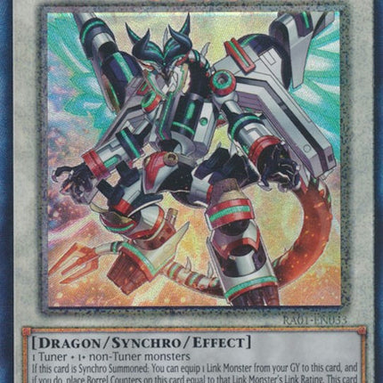 Borreload Savage Dragon [RA01-EN033] Prismatic Collector's Rare