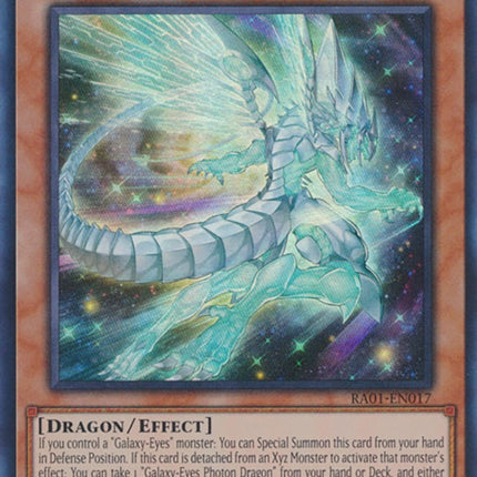 Galaxy-Eyes Afterglow Dragon [RA01-EN017] Super Rare