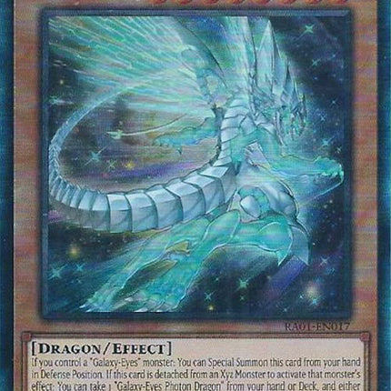 Galaxy-Eyes Afterglow Dragon [RA01-EN017] Prismatic Ultimate Rare