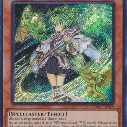 Wynn the Wind Channeler [RA01-EN018] Secret Rare