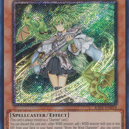Wynn the Wind Channeler [RA01-EN018] Platinum Secret Rare