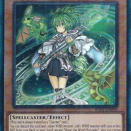 Wynn the Wind Channeler [RA01-EN018] Prismatic Ultimate Rare