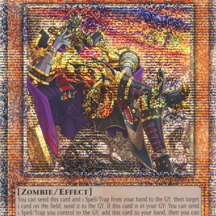 Eldlich the Golden Lord (Alternate Art) [RA01-EN019] Quarter Century Secret Rare