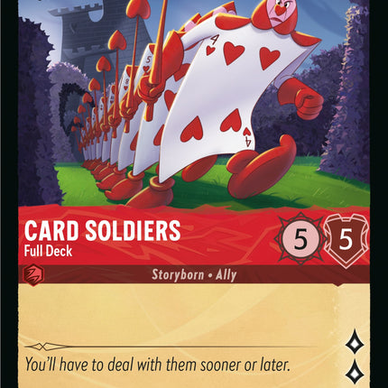 Card Soldiers - Full Deck (105/204) [Rise of the Floodborn]