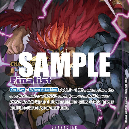 Eustass"Captain"Kid (CS 2023 Top Players Pack) [Finalist] [One Piece Promotion Cards]
