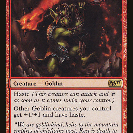 Goblin Chieftain [Magic 2011]