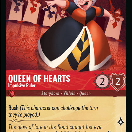 Queen of Hearts - Impulsive Ruler (119/204) [Rise of the Floodborn]