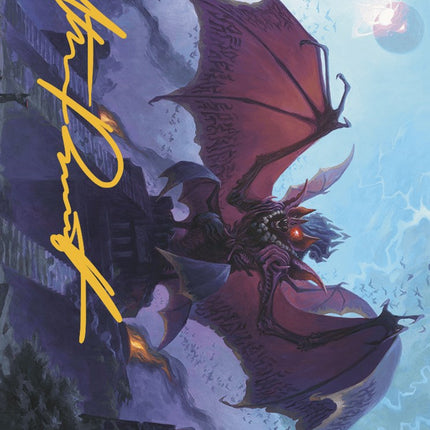 Aclazotz, Deepest Betrayal Art Card (Gold-Stamped Signature) [The Lost Caverns of Ixalan Art Series]