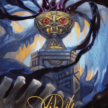 Chalice of the Void Art Card (Gold-Stamped Signature) [The Lost Caverns of Ixalan Art Series]