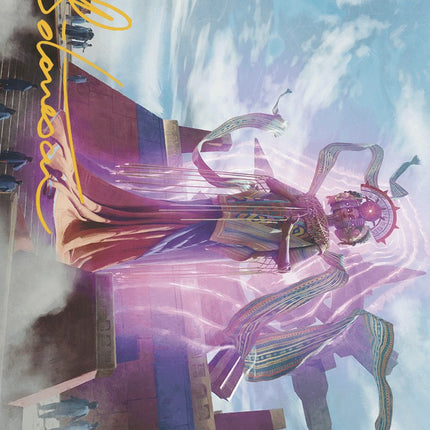 Ojer Taq, Deepest Foundation Art Card (4/81) (Gold-Stamped Signature) [The Lost Caverns of Ixalan Art Series]