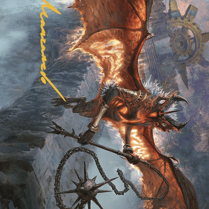 Bloodletter of Aclazotz Art Card (15/81) (Gold-Stamped Signature) [The Lost Caverns of Ixalan Art Series]