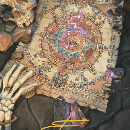 Map Token Art Card (Gold-Stamped Signature) [The Lost Caverns of Ixalan Art Series]