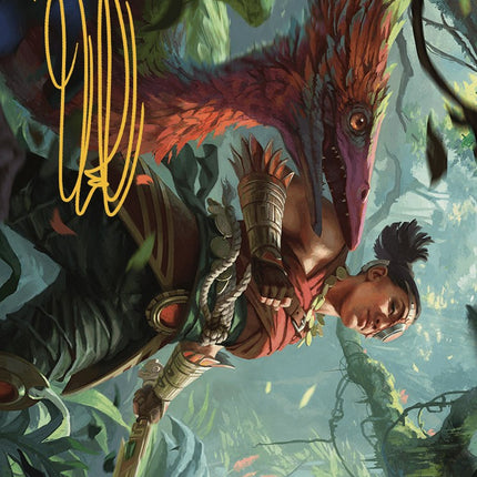Wayta, Trainer Prodigy Art Card (Gold-Stamped Signature) [The Lost Caverns of Ixalan Art Series]