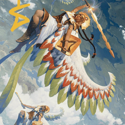 Resplendent Angel Art Card (5/81) (Gold-Stamped Signature) [The Lost Caverns of Ixalan Art Series]