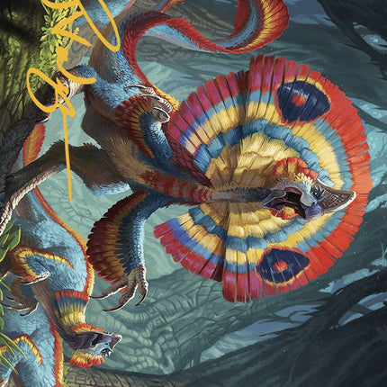 Sunfrill Imitator Art Card (Gold-Stamped Signature) [The Lost Caverns of Ixalan Art Series]