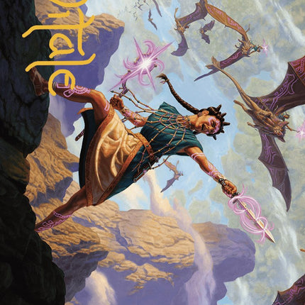 Warden of the Inner Sky Art Card (Gold-Stamped Signature) [The Lost Caverns of Ixalan Art Series]