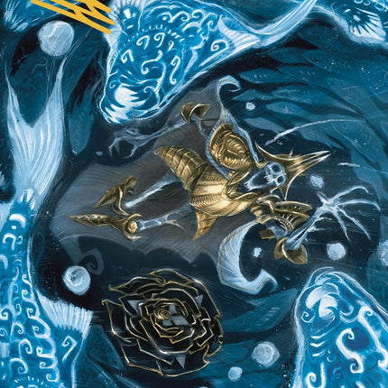 Eaten by Piranhas Art Card (Gold-Stamped Signature) [The Lost Caverns of Ixalan Art Series]