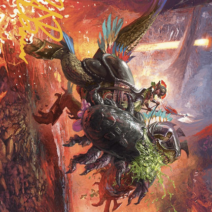 Triumphant Chomp Art Card (Gold-Stamped Signature) [The Lost Caverns of Ixalan Art Series]